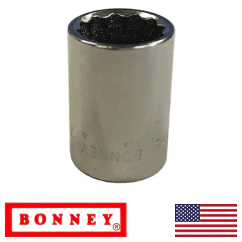 1/2" - 12 Point Bonney Socket 3/8 drive  (T16) - Image 2