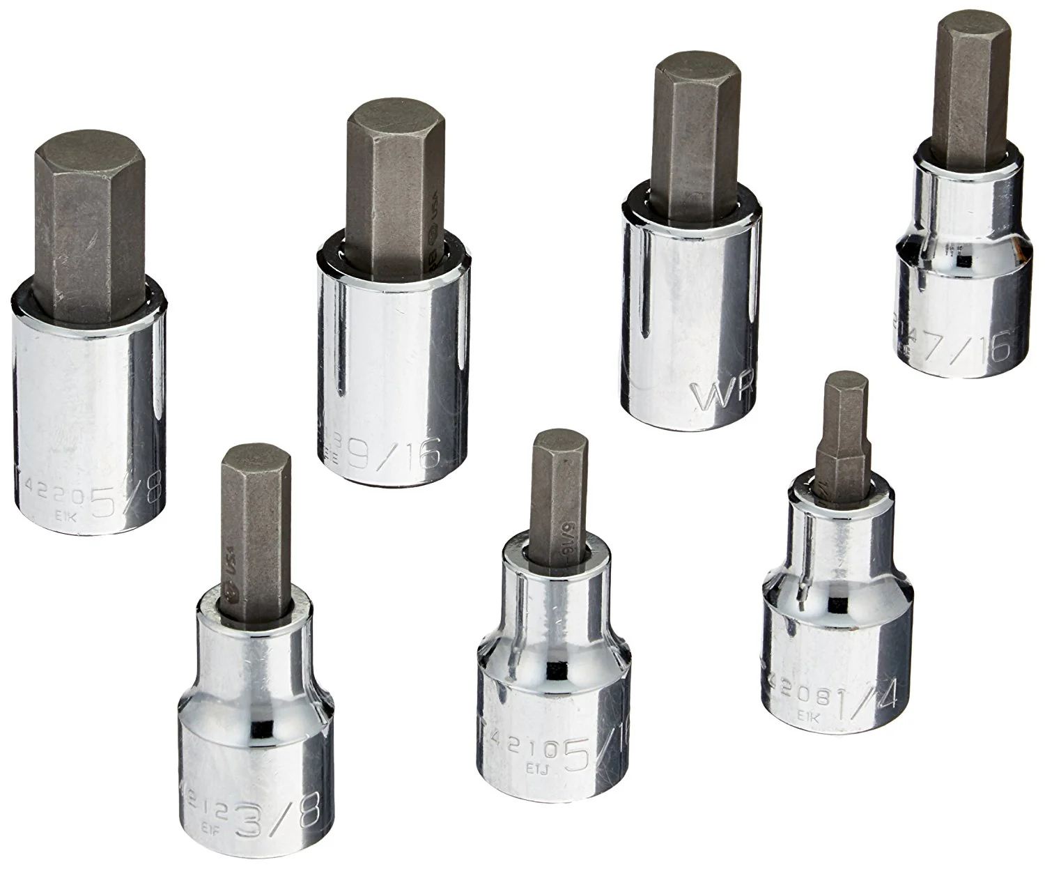Wright Tool #405 7-Piece Hex Bit Socket Set (405WR) - Image 3