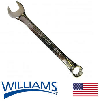 1/2" Williams Super-WMS Full Polish Combination Wrench (1216W) - Image 2