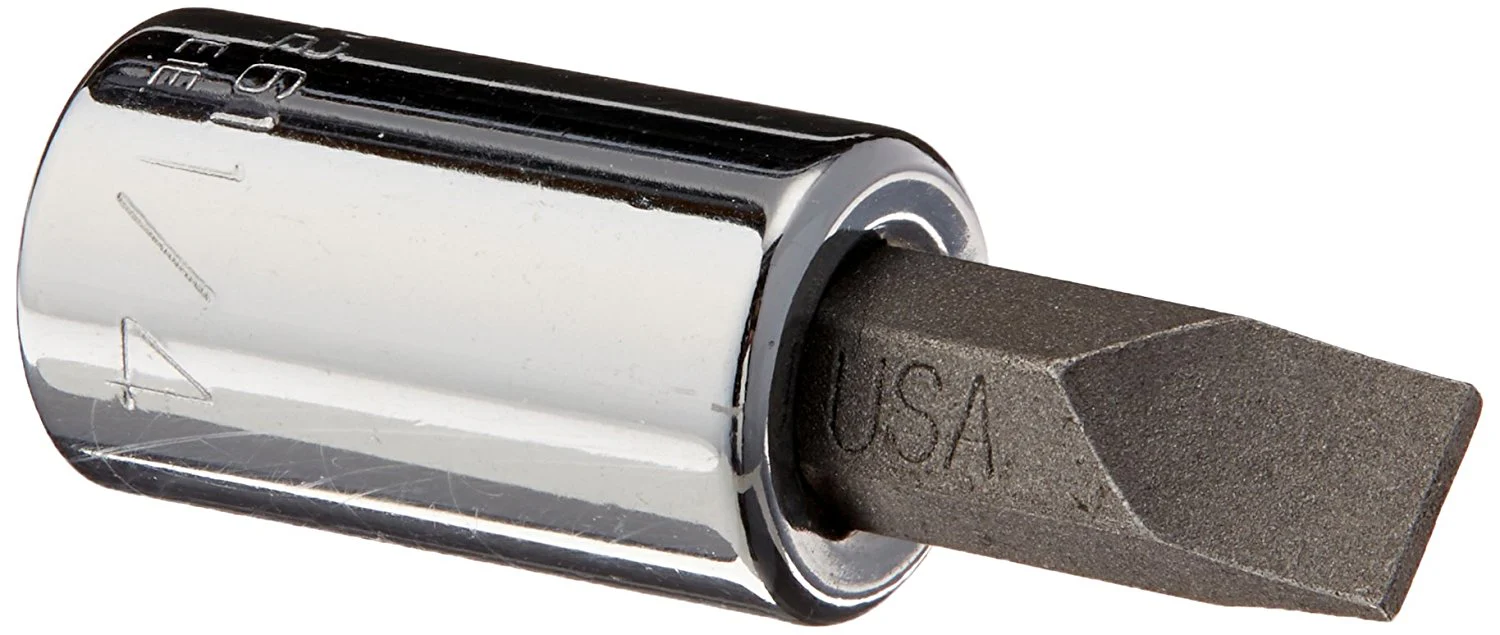 1/4" - 1/4" Dr. Standard Screwdriver Bit & Socket (2261WR)