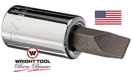 1/4" - 1/4" Dr. Standard Screwdriver Bit & Socket (2261WR) - Image 2