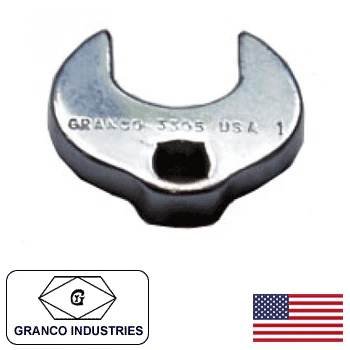 1 5/8" Open End Crowfoot Wrench 3/8 Dr. (1508-CW) - Image 2