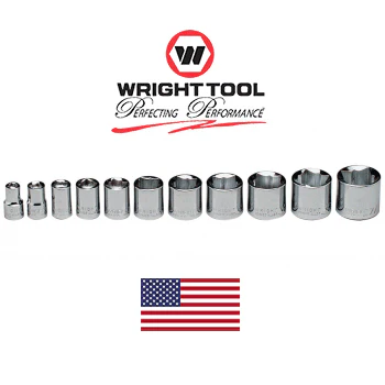 3/8" Dr. Wright #379 11 Pc. Special 8 Pt. Std. Socket Set 1/4-7/8  (379WR) - Image 2