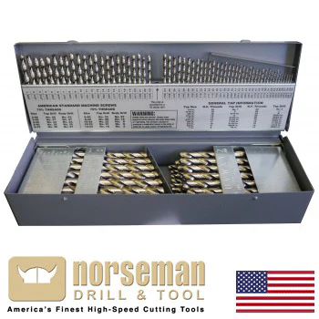 115 pc High Speed Norseman Drill Bit Set (J-115) - Image 2
