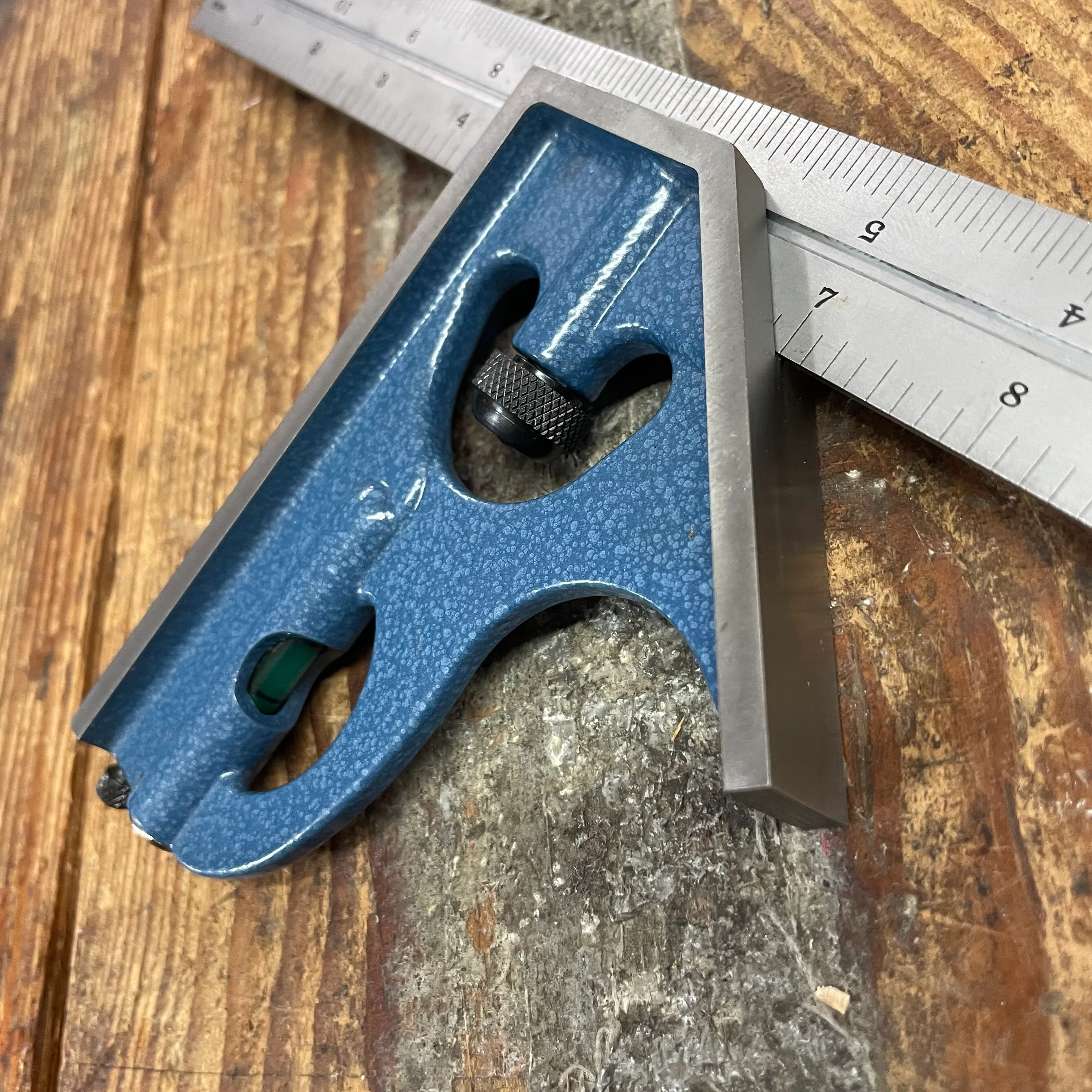 PEC 2pc 12" 4R Combination Square (32nds/64ths & 8ths/16ths) w/ Blem Rule (7131-4R) - Image 4