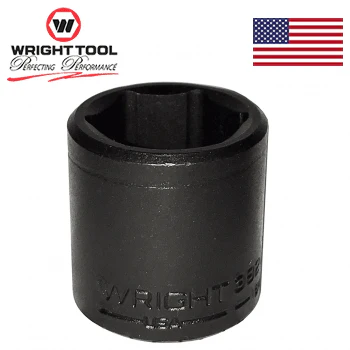 3/8" Dr. Wright 14mm 6 Pt. Std. Impact Metric Socket (38-14MMWR) - Image 2