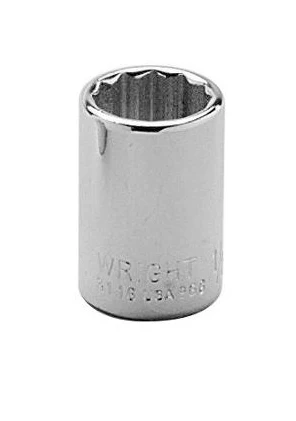 16mm 3/8" Dr. 12 Pt. Std. Metric Socket (31-16MMWR)