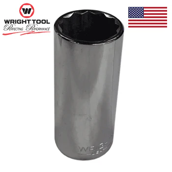 17mm 1/2" Dr. 12 Pt. Deep Metric Socket (46-17MMWR) - Image 2