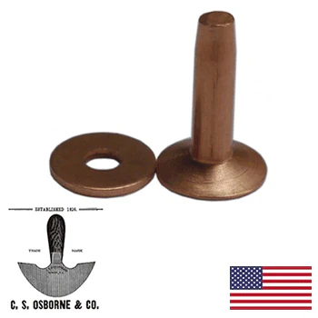 1LB. #9 USA Copper Rivet & Burr (1700-9-1lb) - Image 2