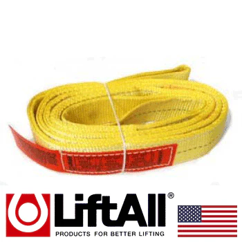 Lift-All 2" x 10' Sling Flat Eye Poly Web Double Ply (EE2-802DFX10) - Image 2