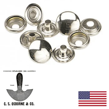 #20 USA Stainless Steel Snap (Qty 100) (K1708-11-C) - Image 2