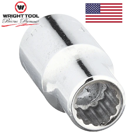 Wright 3/16" - 1/4" Dr. 12 Pt. Std. Socket #2106 (2106WR) - Image 2
