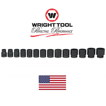 3/4" Dr 14 Pc 6 Point Std. Impact Wright #610 Socket Set 3/4-1-5/8" (610WR) - Image 2