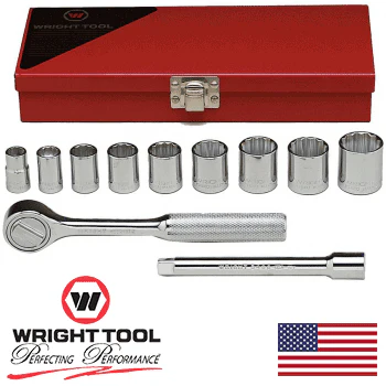 3/8" Drive 11 Piece 12 Point Standard Socket Set (328WR) - Image 2