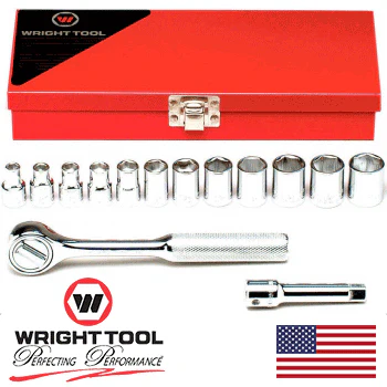 Wright #367 3/8" Drive 14 Piece Metric Socket Set (367WR) - Image 2