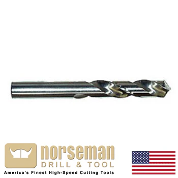 3/8" Norseman Heavy Duty Stubby Drill Bit (25760) - Image 2