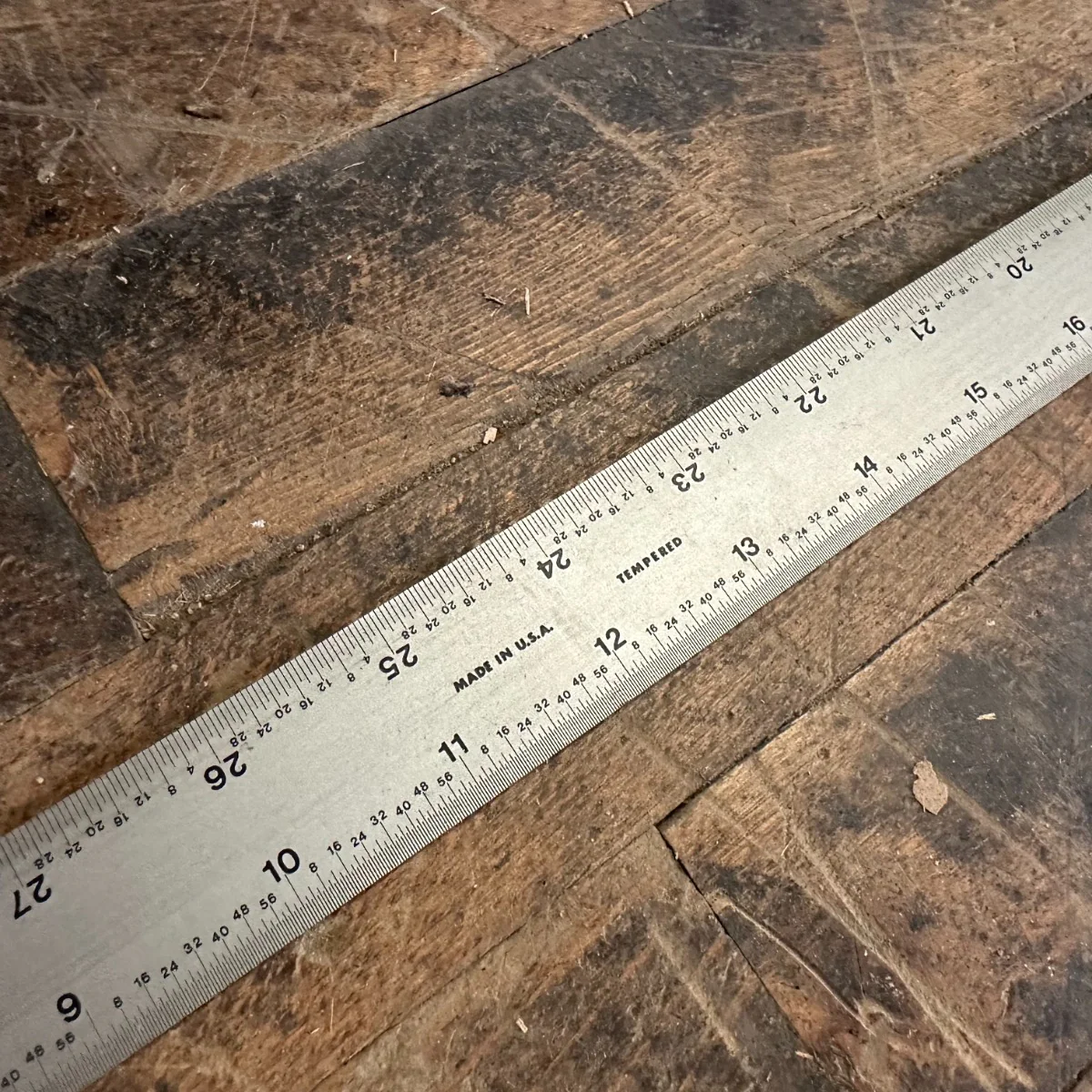 PEC 36" 4R Rigid Tempered Rule (32nds/64ths & 8ths/16ths) w/ Blemish (780072) - Image 3