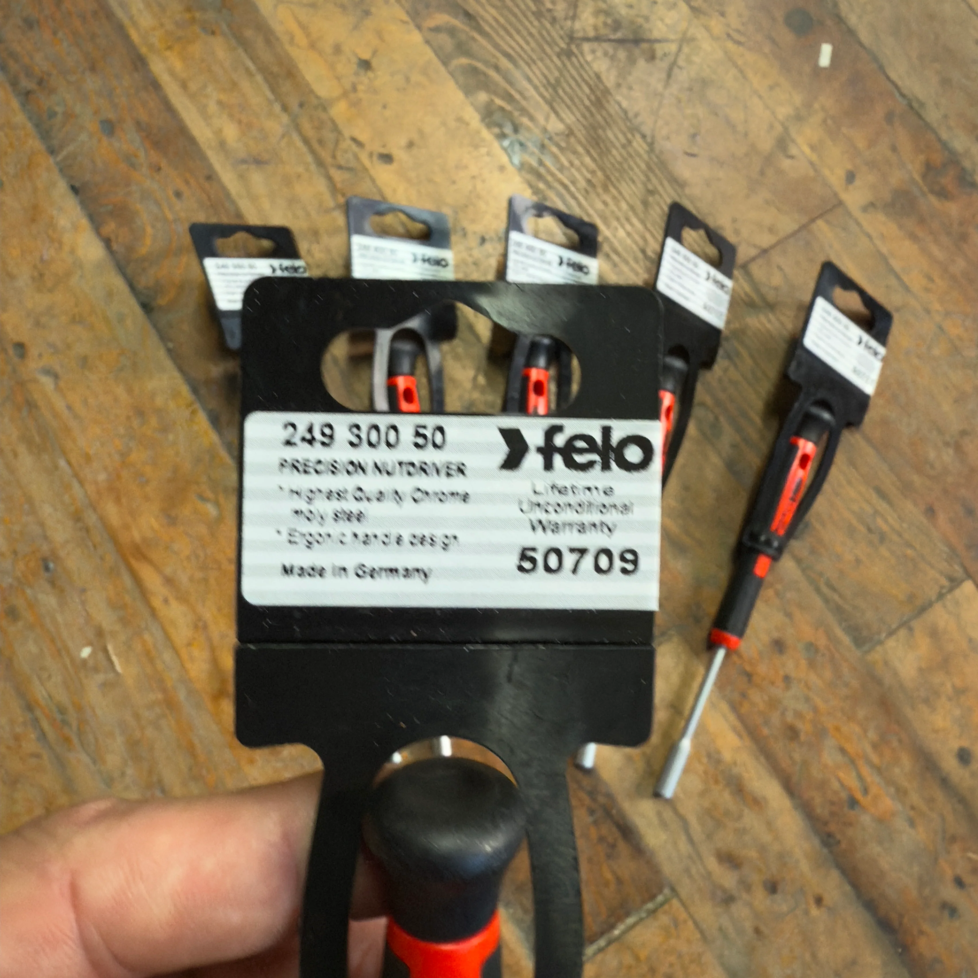 6 Piece Felo Precision Metric Nutdriver Set (50721) - Image 3