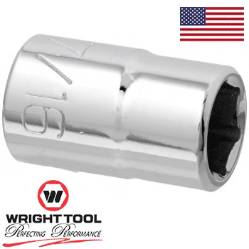 Wright 7/16" 6 Pt 3/8" Dr. Std. Socket #3014 (3014WR) - Image 2
