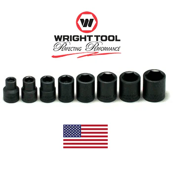 8 Pc. 3/8" Dr. Wright #313 Impact Socket Set 5/16" - 3/4"  (313WR) - Image 2