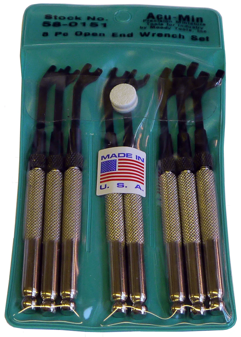 Moody 8pc Fractional Open-End Wrench Set (58-0151)