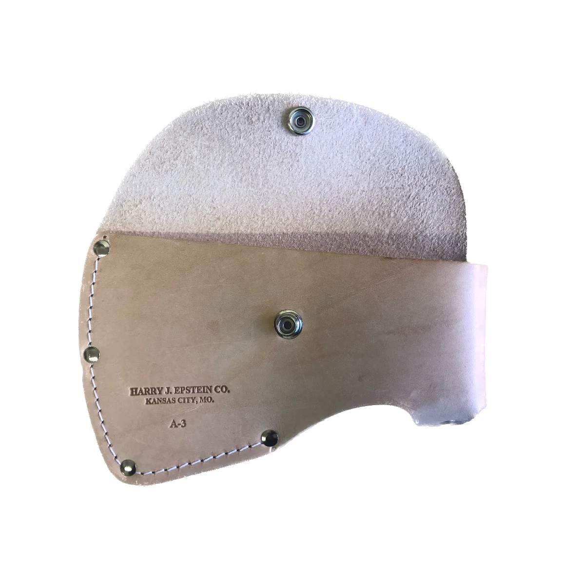 US Made Leather Axe Sheath for 2 1/4 lb Axe (A3) - Image 5