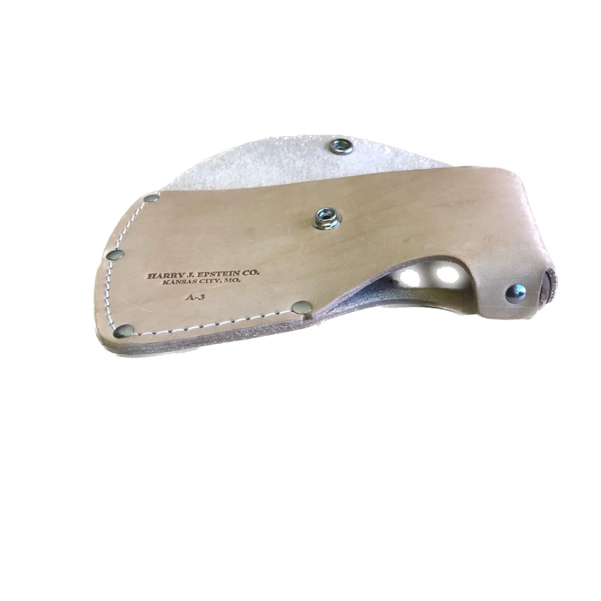 US Made Leather Axe Sheath for 2 1/4 lb Axe (A3) - Image 8