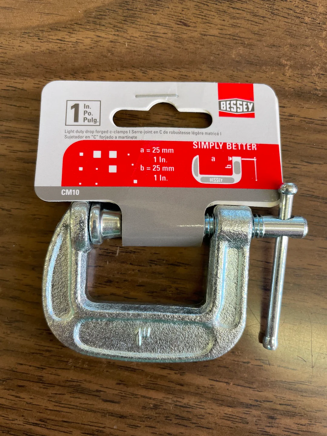 Bessey 1" Drop Forged C Clamp (CM10) - Image 2