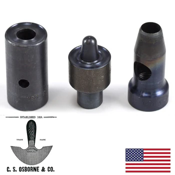 C.S. Osborne Die and Hole Cutter for #12 (1-9/16") Grommets WDIGRC12 (WDIGRC12) - Image 2
