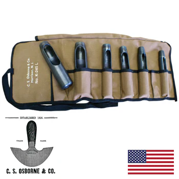 C.S. Osborne Large Belt Punch Set K-245L (K-245L) - Image 2