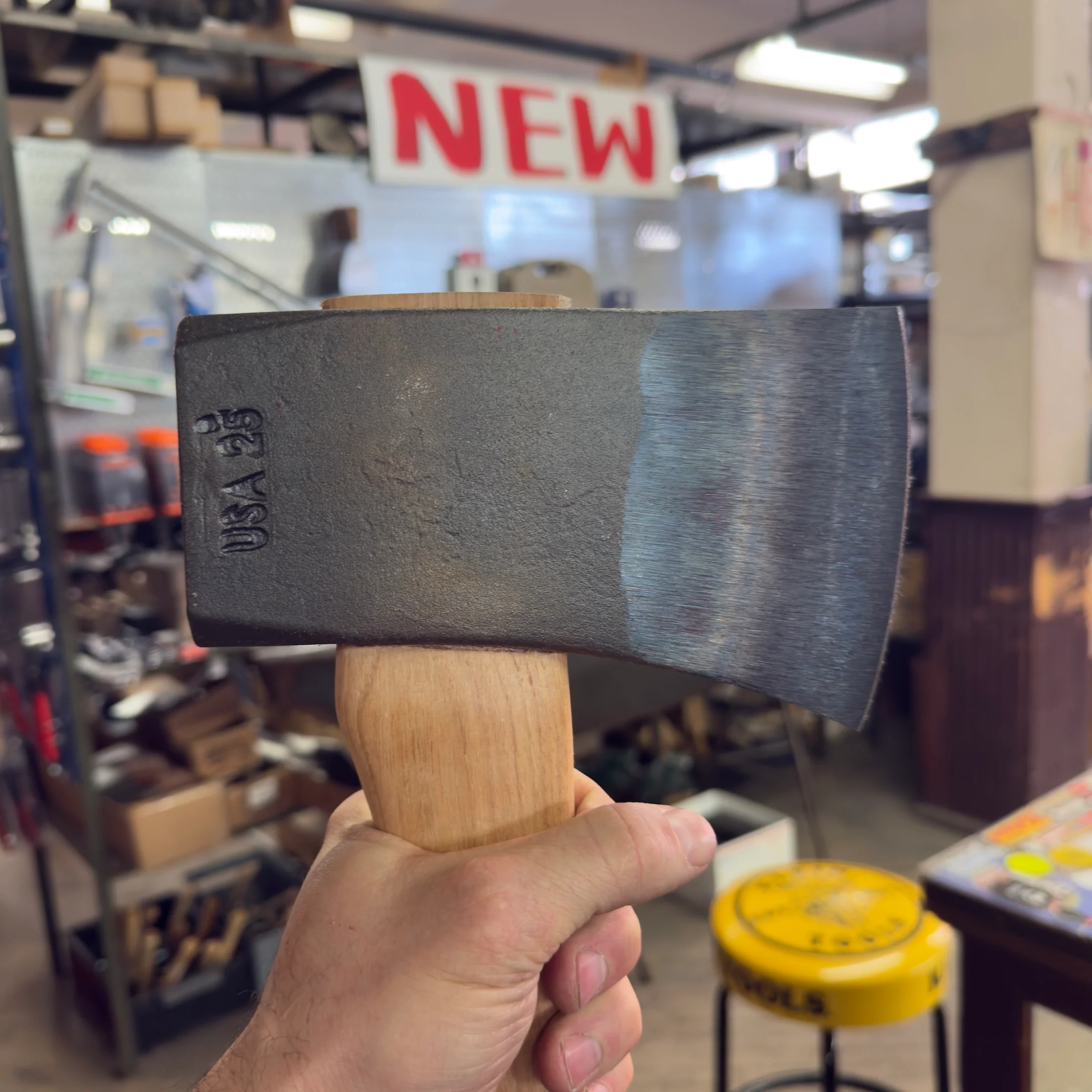 Council Tool 5 lbs. SB Fallers Axe - 28 in. Straight Wooden Handle (SU50D28S) - Image 3