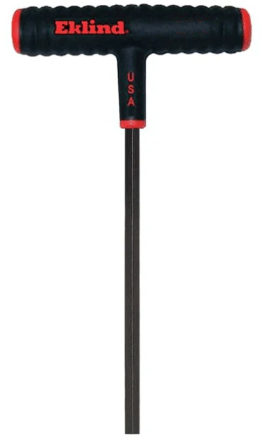 Eklind T-Handle Hex-Key (6" Blade x 1/8" Hex) (61608)