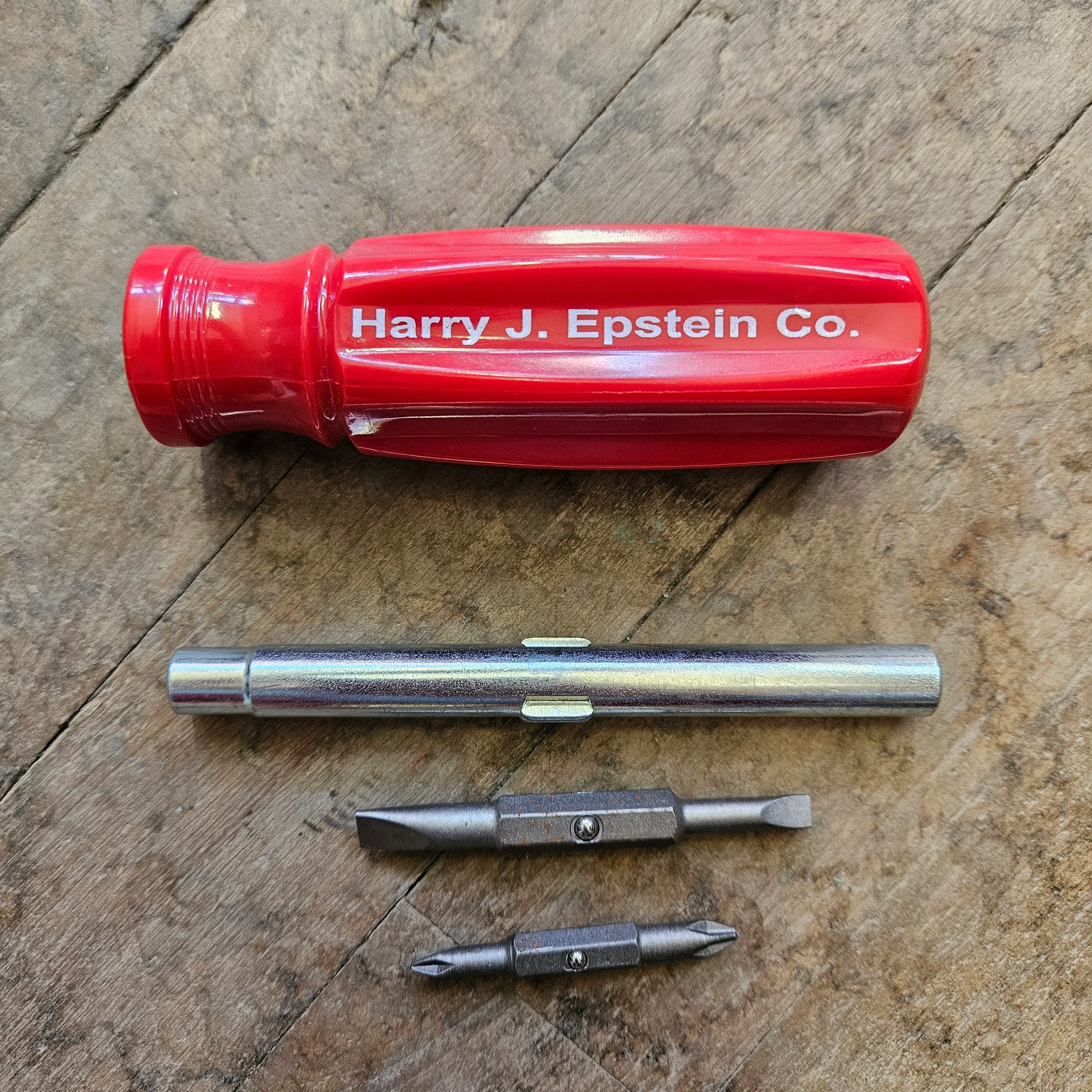 Enderes 6-in-1 Screwdriver - US Made - Red (E2130R) - Image 3