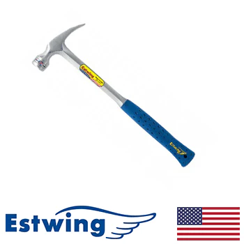 Estwing 24 oz Steel Rip Smooth-Face Hammer w/ Nylon Grip (E3-24S) - Image 2