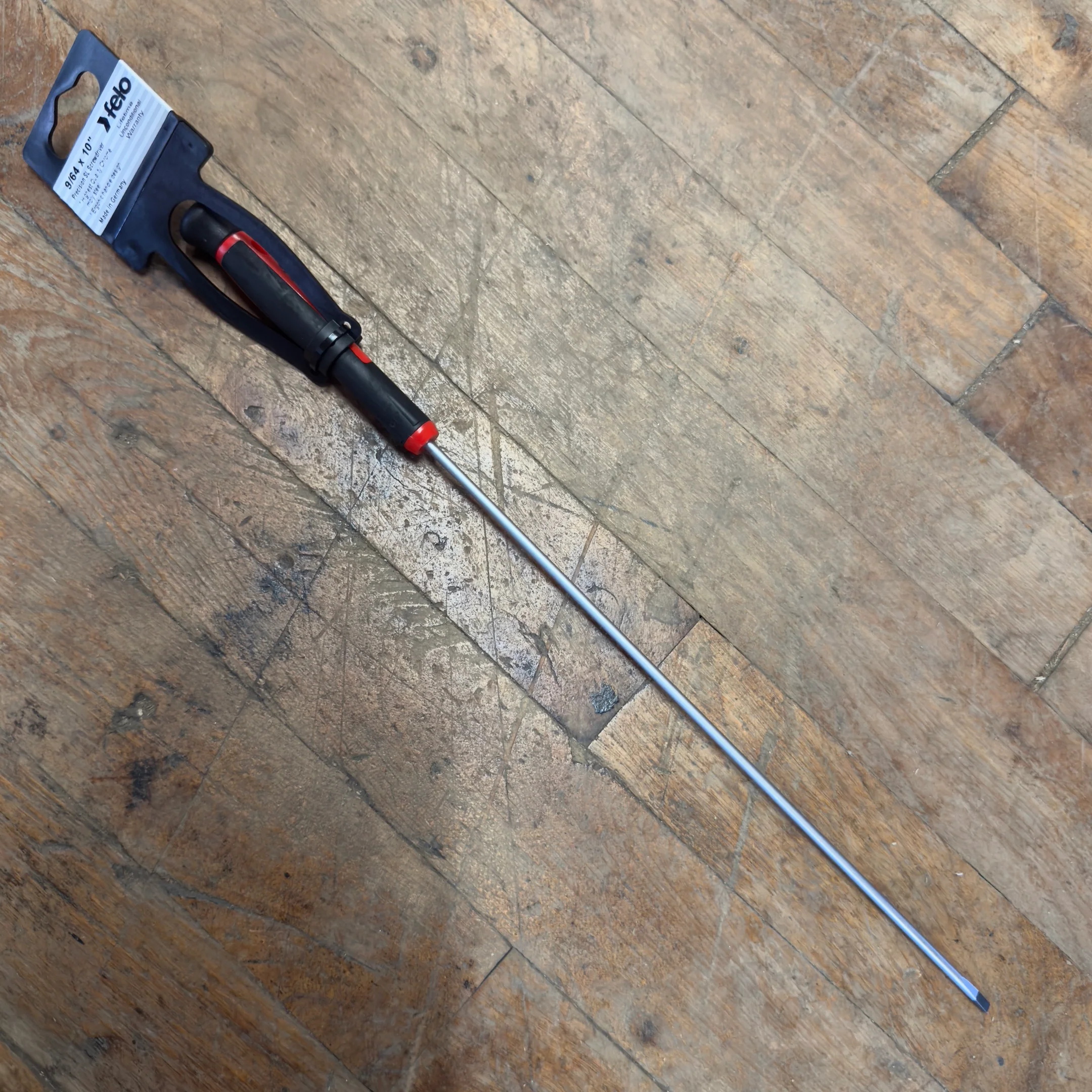 Felo Precision Slotted Screwdriver 9/64" x 10" (31758) - Image 3