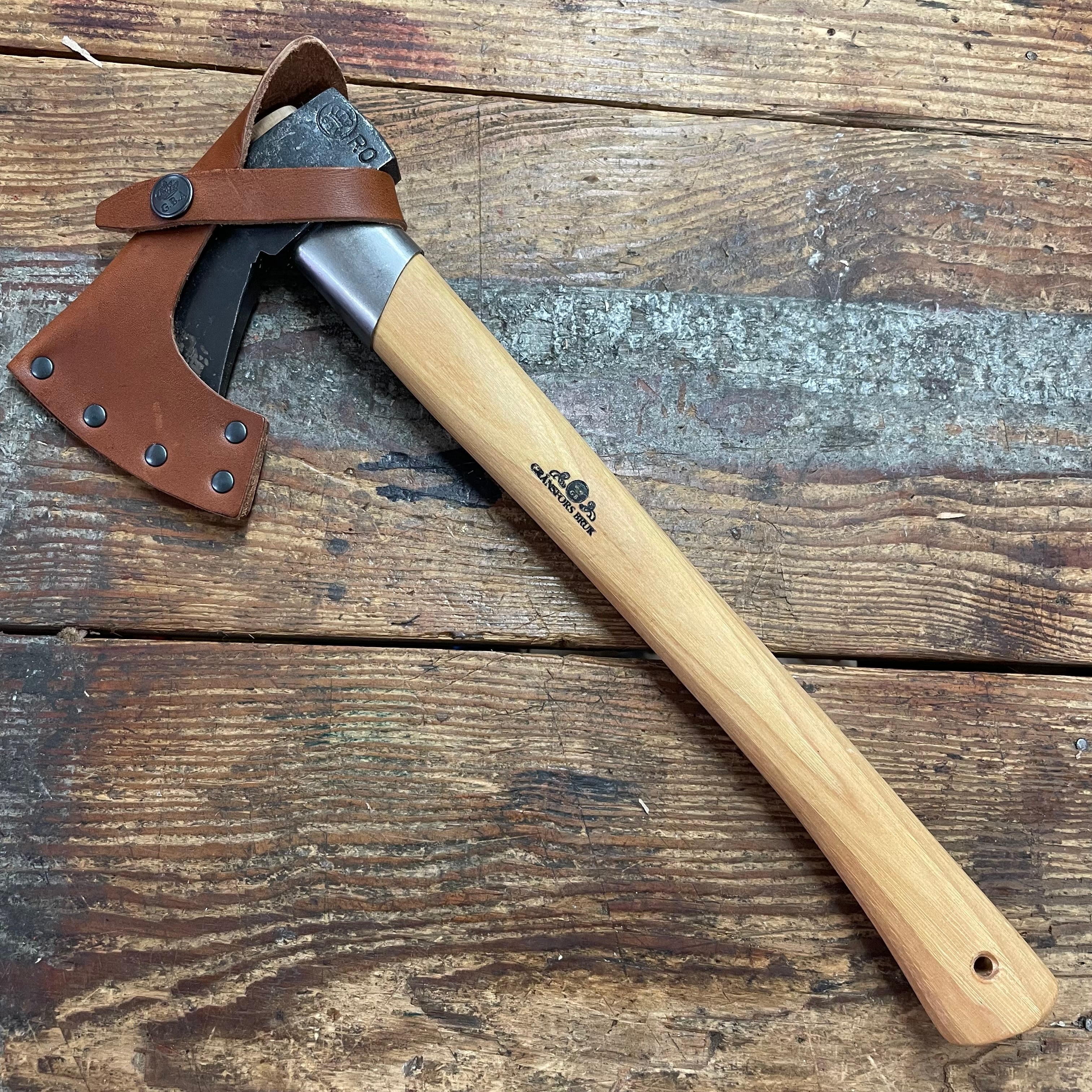 Gransfors Bruk Small Outdoor Axe w/ Collar Guard (425) - Image 3