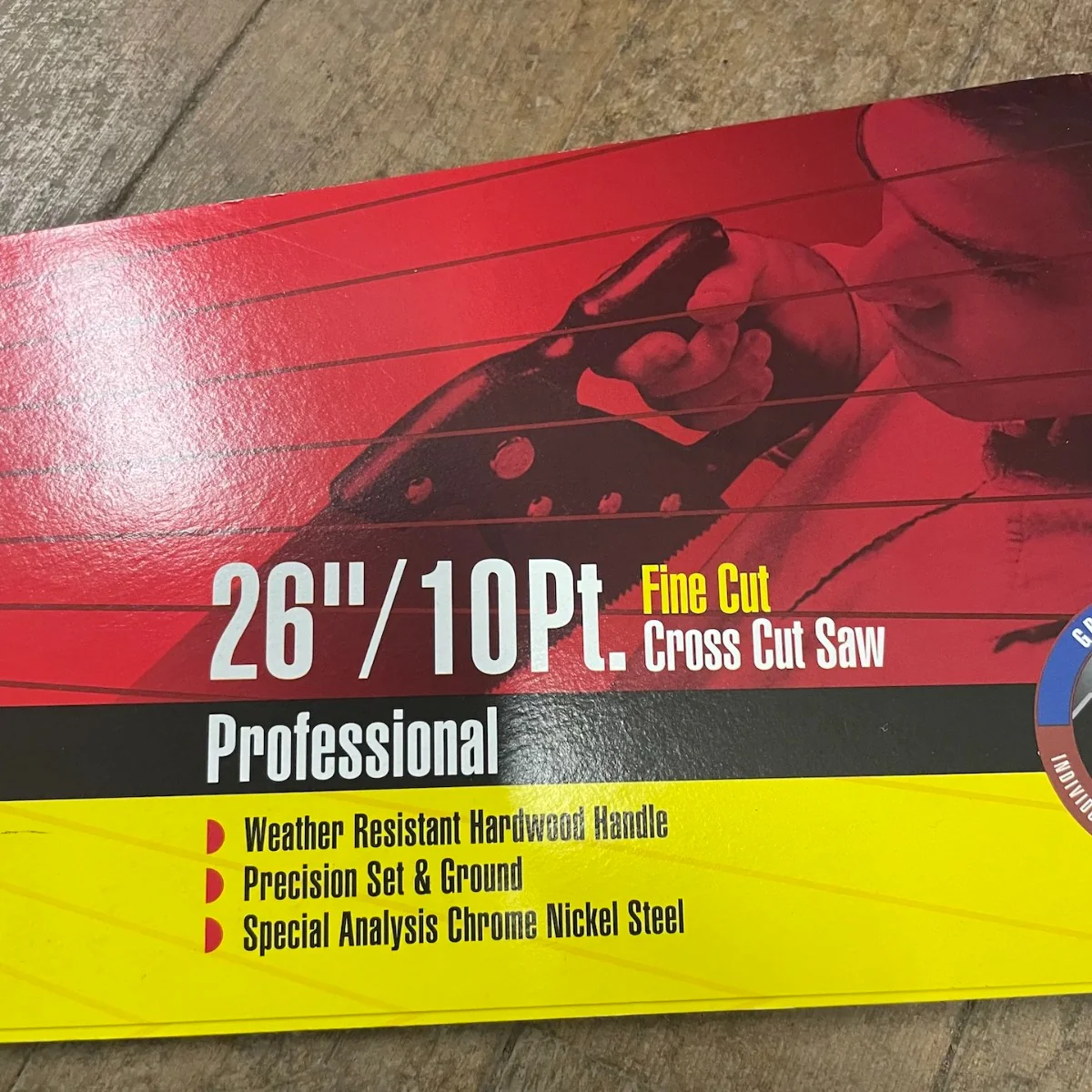 Great Neck 26" 10pt Fine-Cut Handsaw (N2610) - Image 2