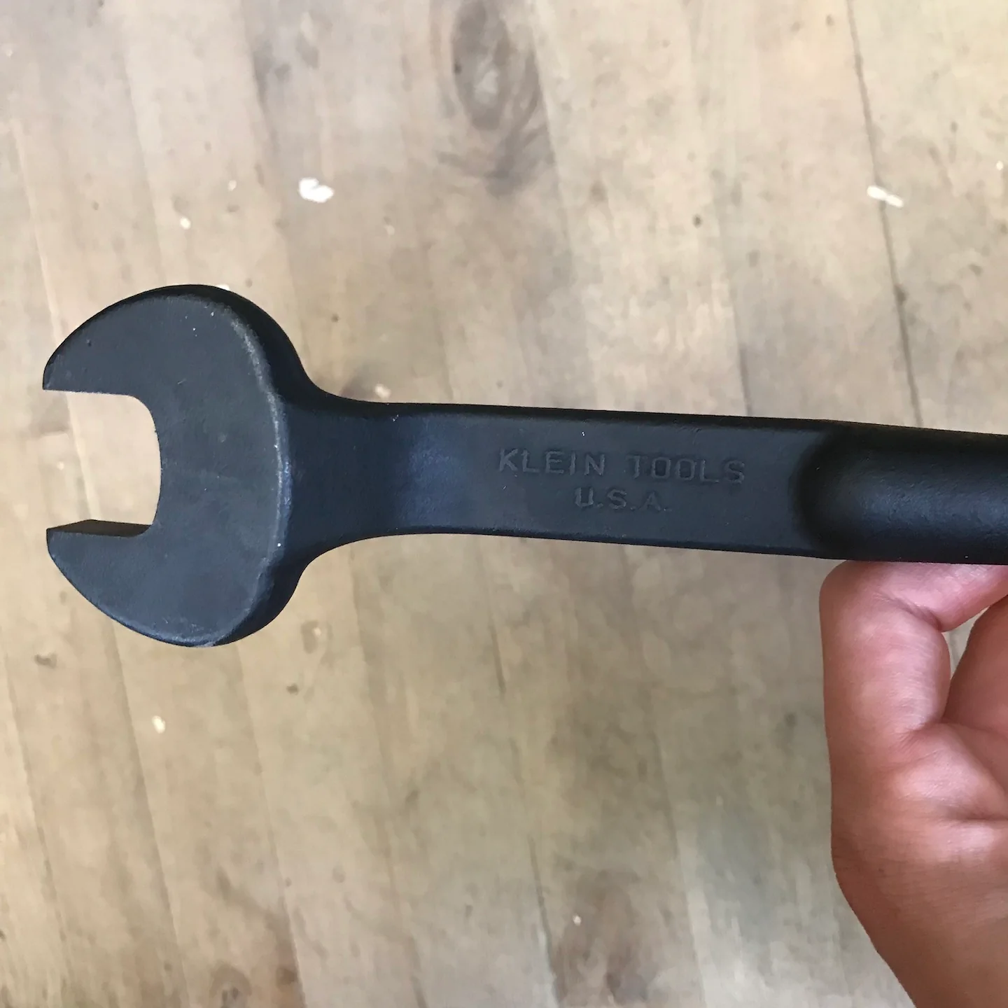 Klein Spud Wrench 7/8" Nominal Opening for Heavy Nut (3210H) - Image 5