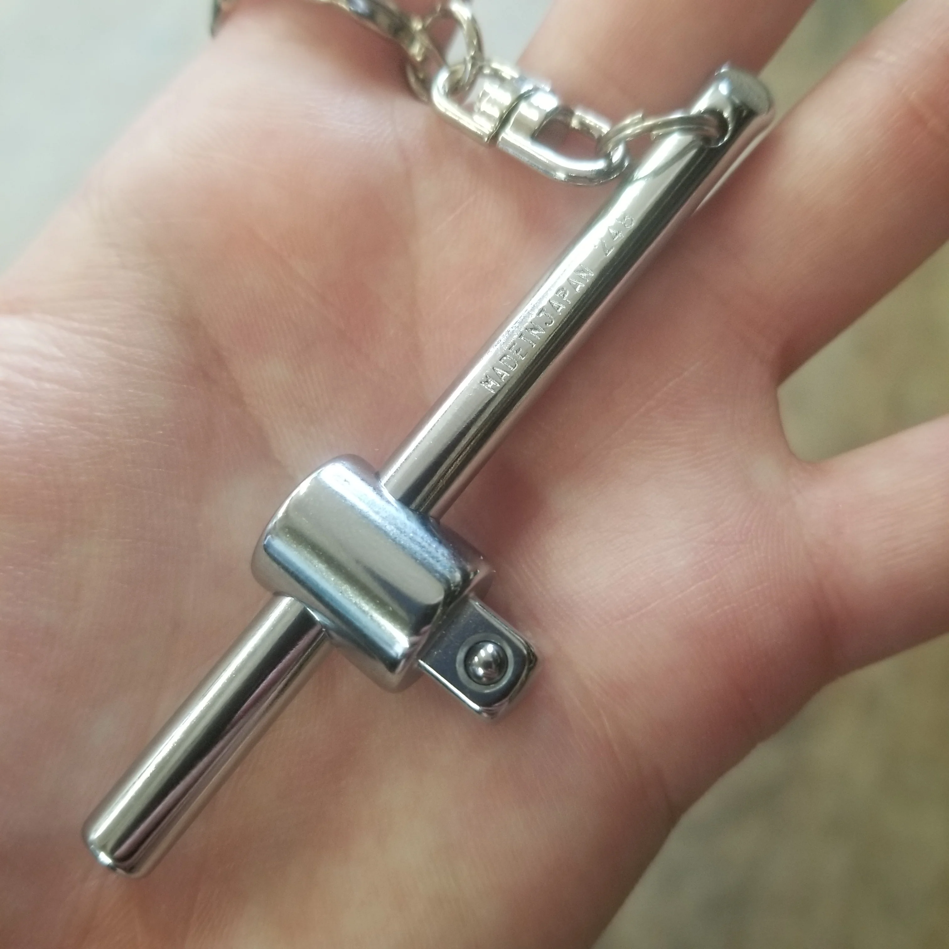 Koken 1/4" Dr. Sliding T Handle Key ring (2785KR) - Image 2