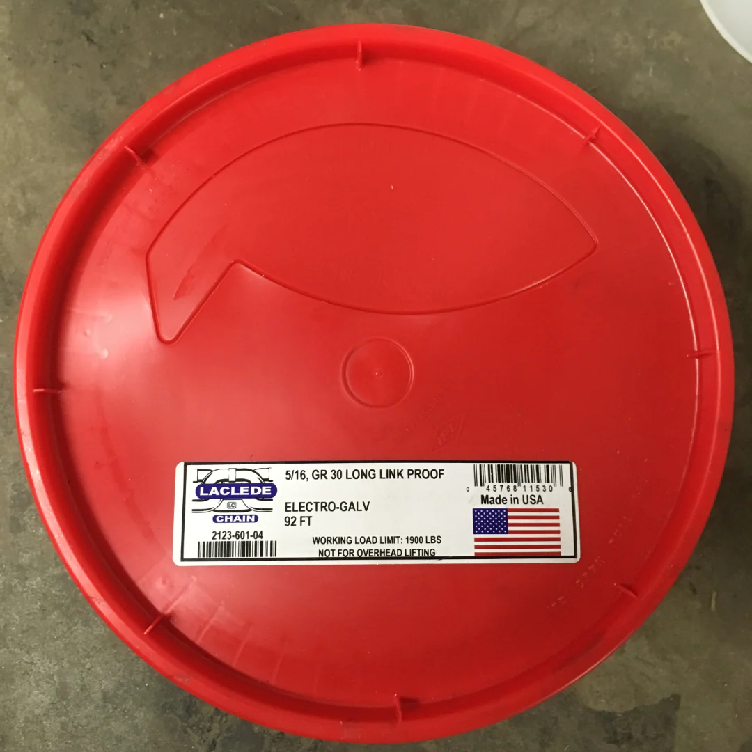 Laclede 5/16" Electro-Galvinized Chain 2123-601-04