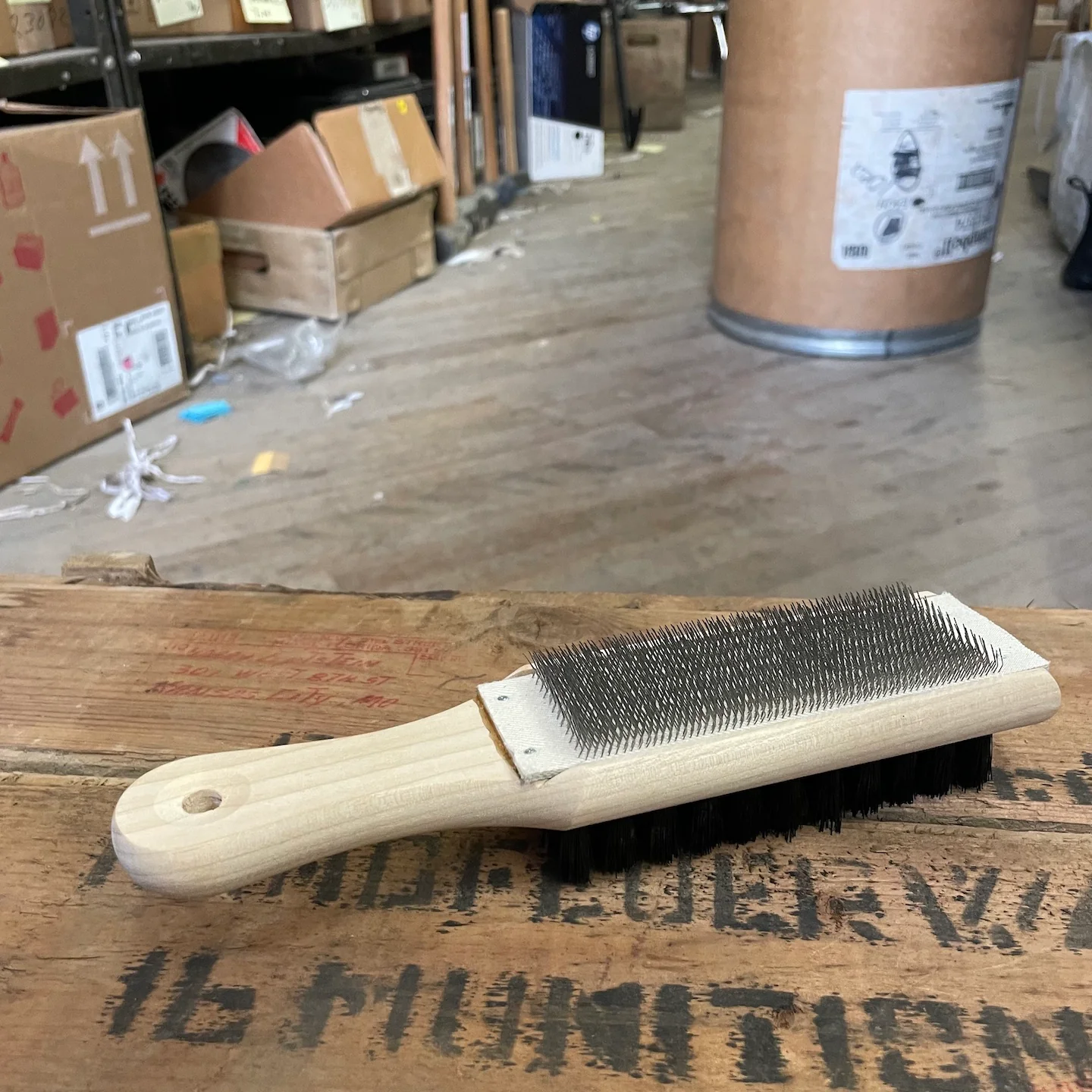 Lutz Dee-Luxe #20 Combination File Card Cleaner & Brush - Image 2