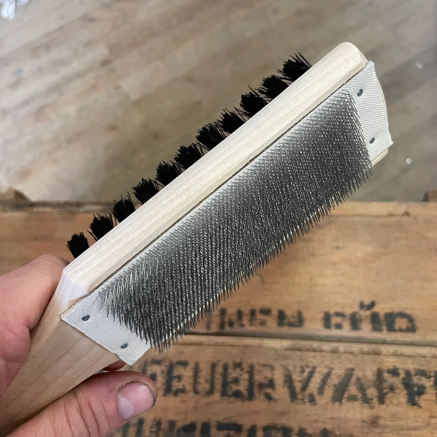 Lutz Dee-Luxe #20 Combination File Card Cleaner & Brush - Image 4