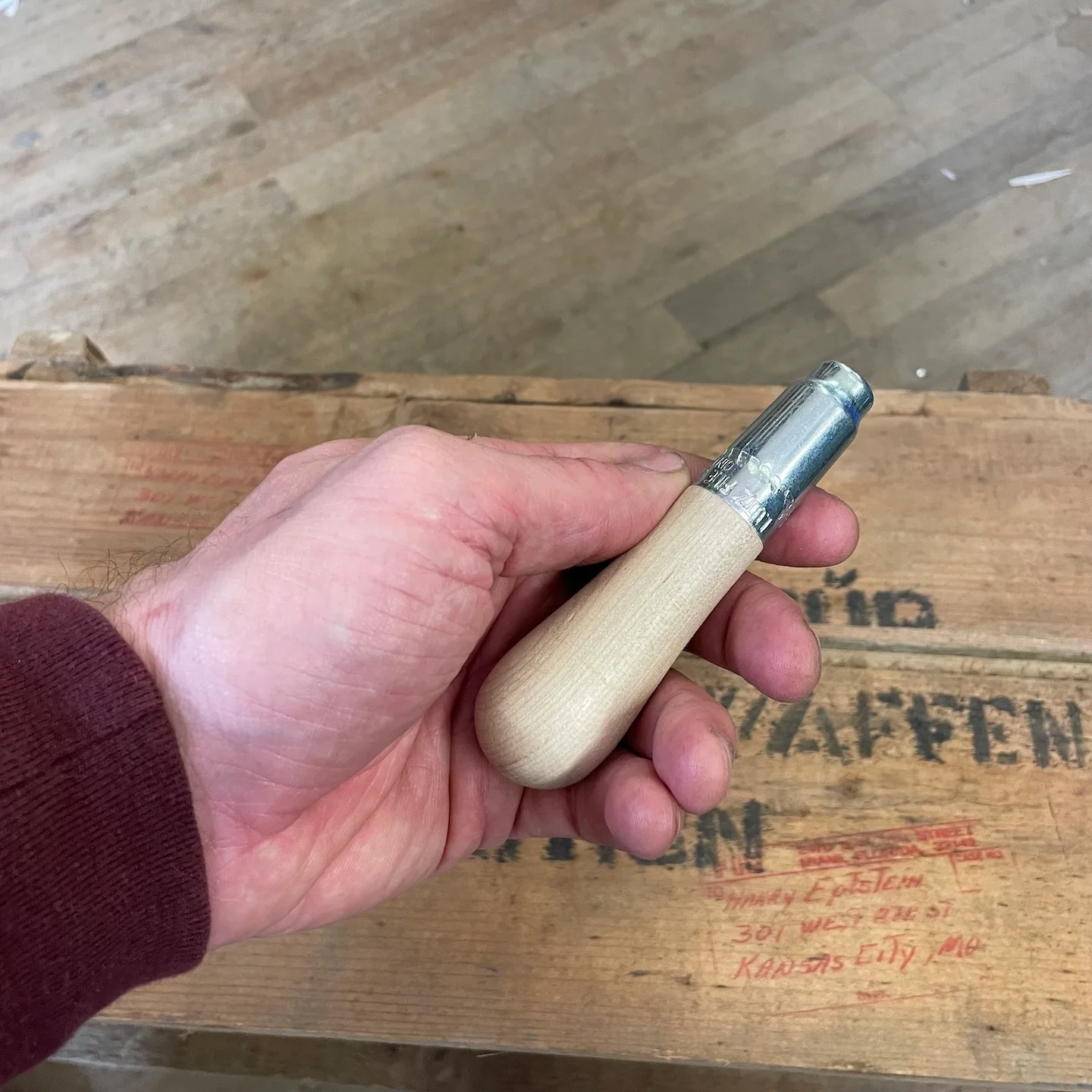 Lutz Long Ferrule #2 File Handle for 6" to 8" Files - Image 3