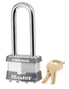 MasterLock #1KALJ-2021  1-3/4" Wide Laminated Steel Pin Tumbler Padlock with 2-1/2" Shackle Keyed Alike #2021 (1KALJ-2021)