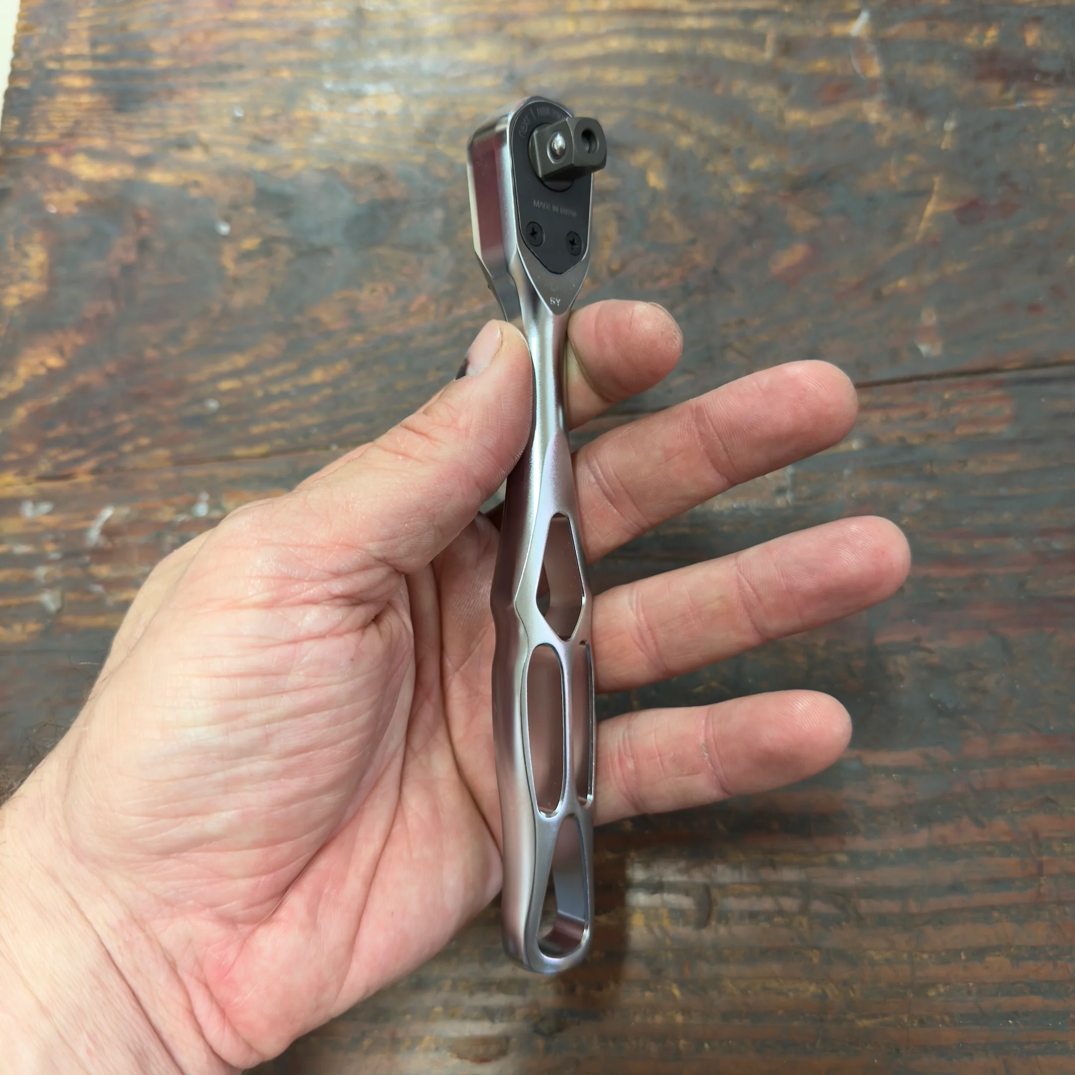 Nepros neXT 3/8" Dr. 8" Light Weight Ratchet 90 Teeth (NBR390X) - Image 6