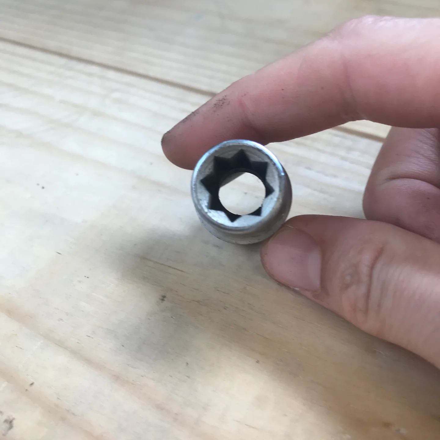 None Better 1/2" Drive 3/8" 8 Pt. US Socket (T812) - Image 3