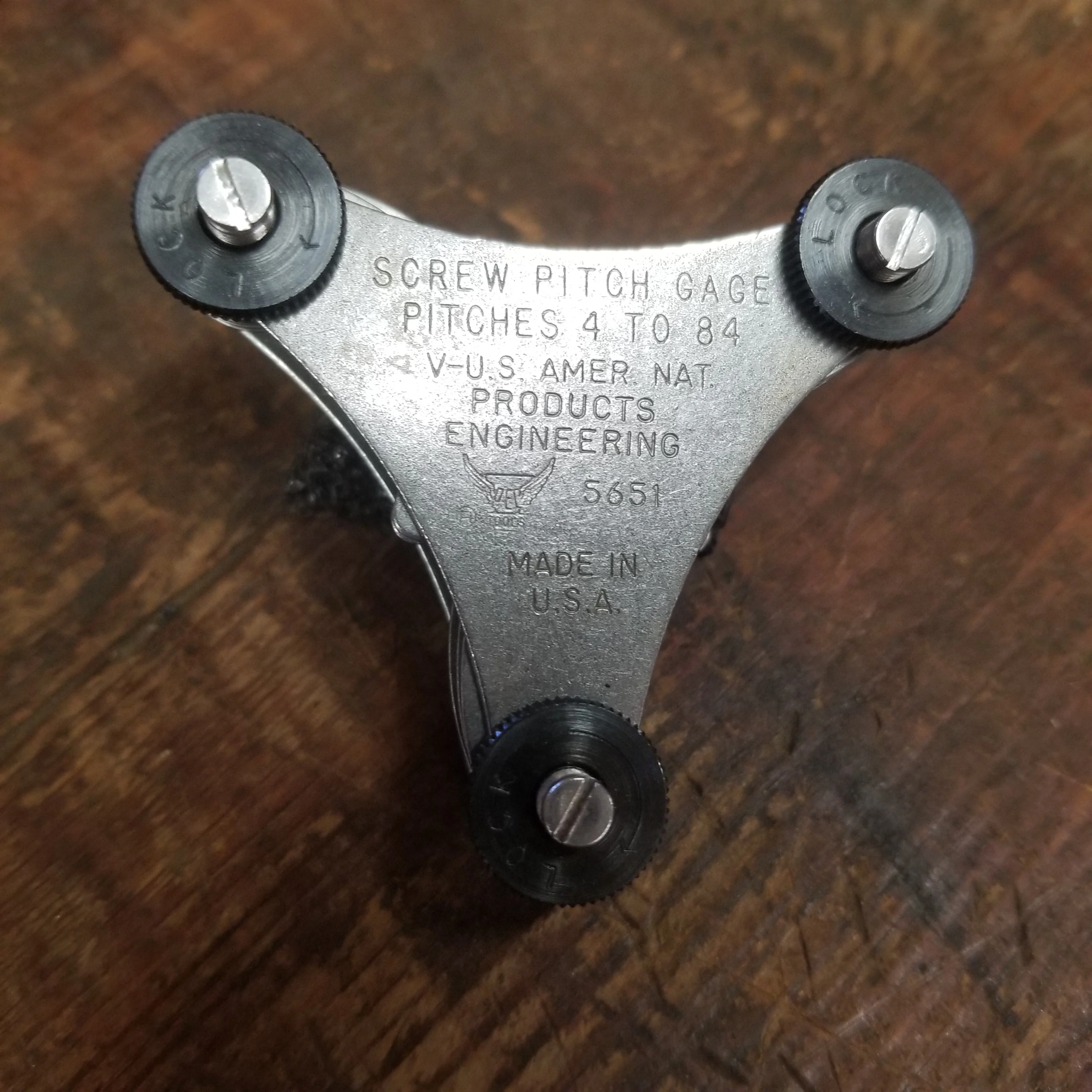 PEC Screw Pitch Gauge, SAE Pitch Gage 4-84 (5651) - Image 7