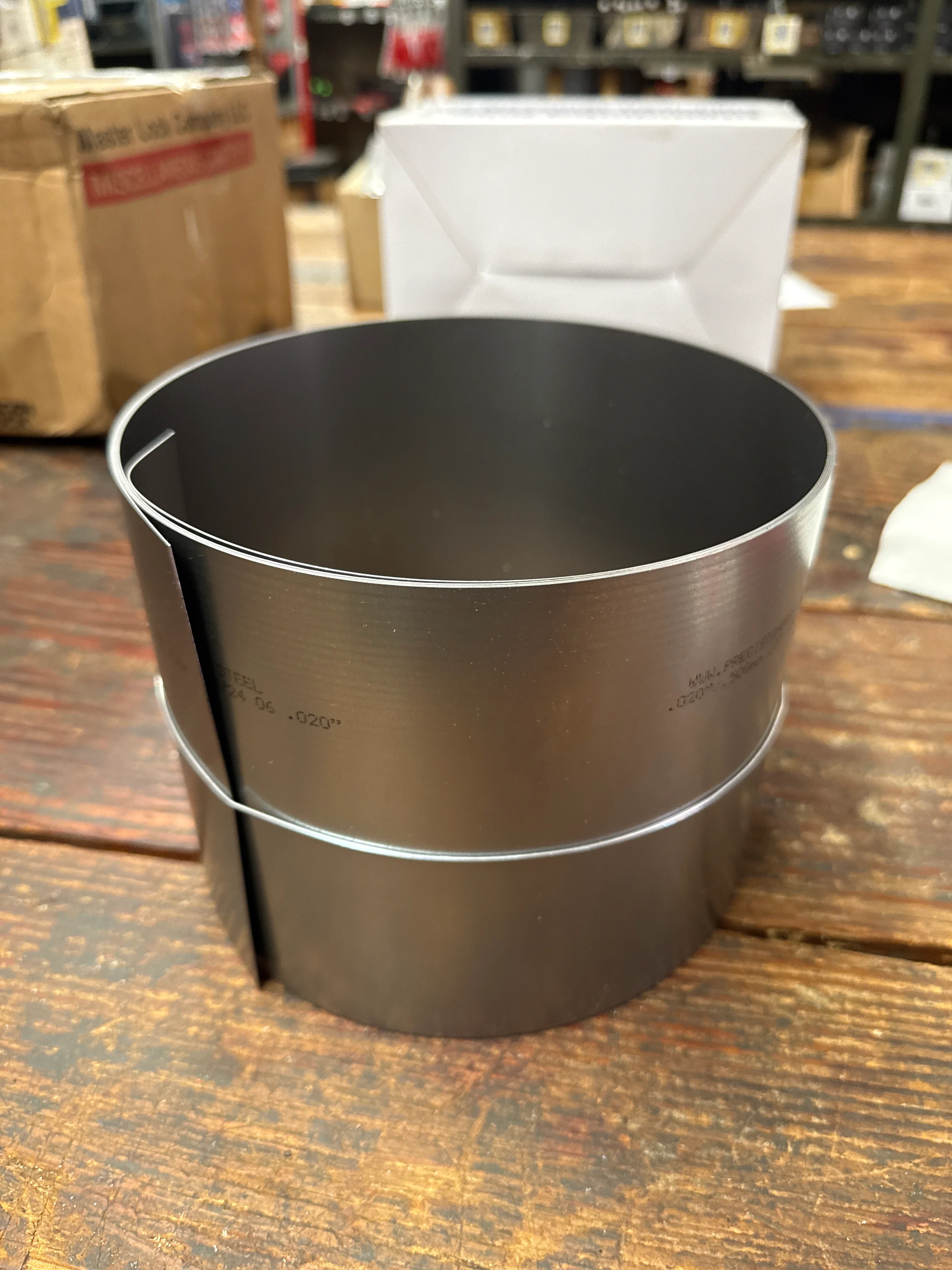 Precision Brand 0.020" Steel Shim Stock 6" x 100" Roll (16A20) - Image 2