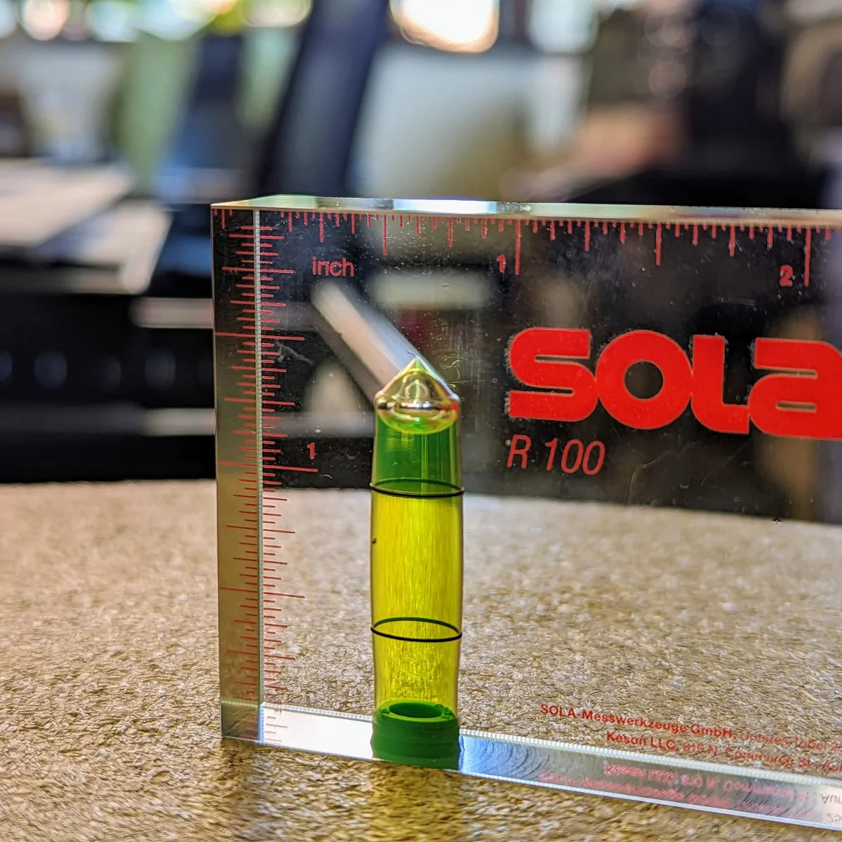 SOLA Rectangular Acrylic Level (R100) - Image 2