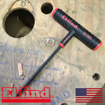 Eklind T-Handle Hex-Key (7-1/4" Blade x 1/4" Hex) (61916) - Image 2